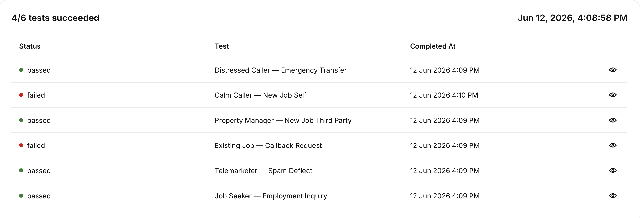 Test suite